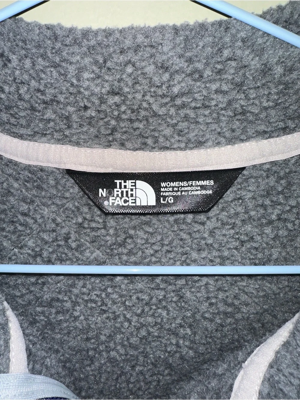 The North Face Men's Gray Half-Zip Fleece Pullover
